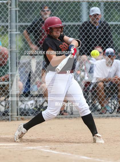Thumbnail 3 in Rocky Mountain vs Regis Jesuit (Loveland Softball Showcase) photogallery.