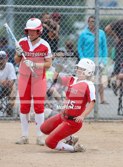 Thumbnail 2 in Rocky Mountain vs Regis Jesuit (Loveland Softball Showcase) photogallery.