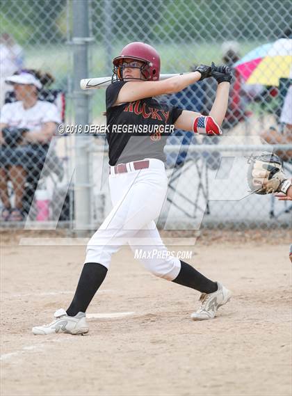 Thumbnail 1 in Rocky Mountain vs Regis Jesuit (Loveland Softball Showcase) photogallery.