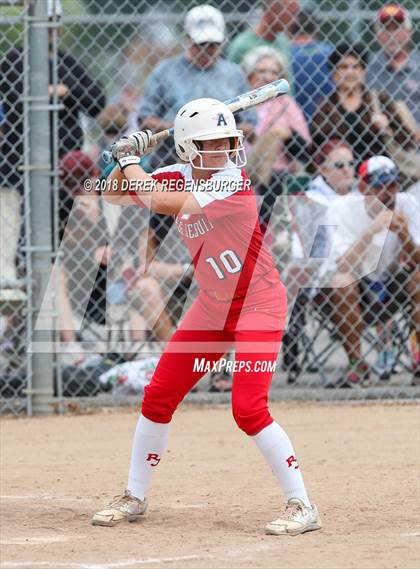 Thumbnail 1 in Rocky Mountain vs Regis Jesuit (Loveland Softball Showcase) photogallery.