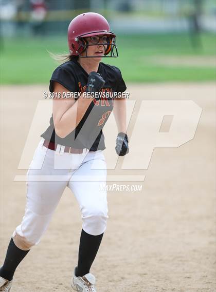 Thumbnail 1 in Rocky Mountain vs Regis Jesuit (Loveland Softball Showcase) photogallery.
