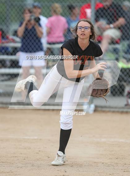 Thumbnail 1 in Rocky Mountain vs Regis Jesuit (Loveland Softball Showcase) photogallery.