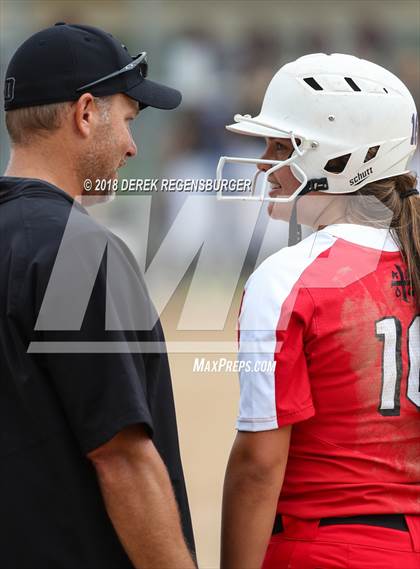 Thumbnail 3 in Rocky Mountain vs Regis Jesuit (Loveland Softball Showcase) photogallery.