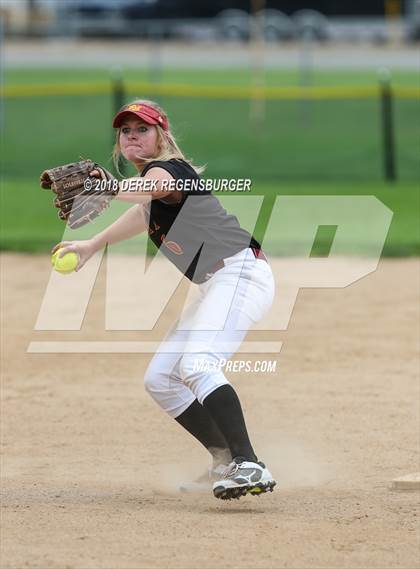 Thumbnail 2 in Rocky Mountain vs Regis Jesuit (Loveland Softball Showcase) photogallery.