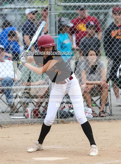 Thumbnail 2 in Rocky Mountain vs Regis Jesuit (Loveland Softball Showcase) photogallery.