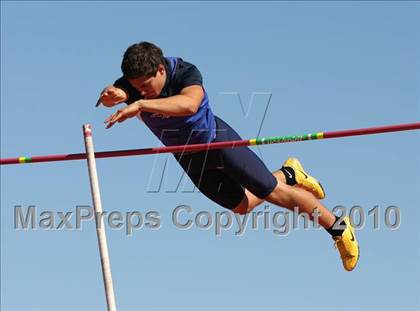 Thumbnail 2 in CIF SJS Masters Championships (Boys Pole Vault - Final) photogallery.