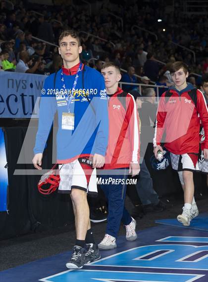 Thumbnail 1 in NYSPHSAA D1 Wrestling Championships (Podiums, Awards, Opening Ceremony) photogallery.