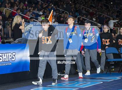 Thumbnail 1 in NYSPHSAA D1 Wrestling Championships (Podiums, Awards, Opening Ceremony) photogallery.
