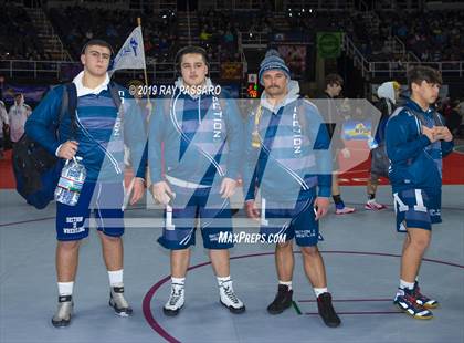Thumbnail 1 in NYSPHSAA D1 Wrestling Championships (Podiums, Awards, Opening Ceremony) photogallery.