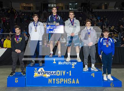Thumbnail 1 in NYSPHSAA D1 Wrestling Championships (Podiums, Awards, Opening Ceremony) photogallery.
