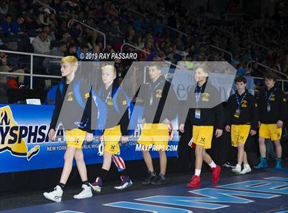 Thumbnail 1 in NYSPHSAA D1 Wrestling Championships (Podiums, Awards, Opening Ceremony) photogallery.