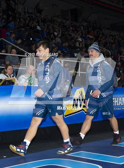 Thumbnail 1 in NYSPHSAA D1 Wrestling Championships (Podiums, Awards, Opening Ceremony) photogallery.