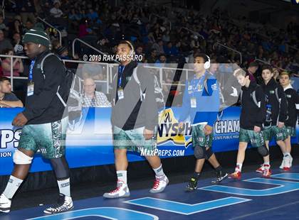 Thumbnail 2 in NYSPHSAA D1 Wrestling Championships (Podiums, Awards, Opening Ceremony) photogallery.
