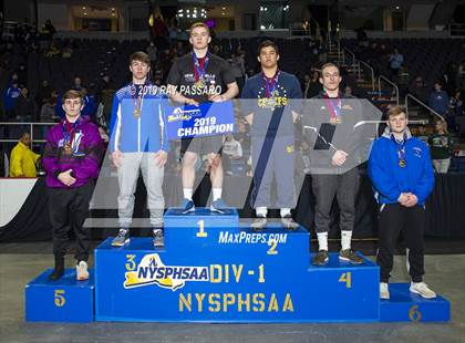 Thumbnail 3 in NYSPHSAA D1 Wrestling Championships (Podiums, Awards, Opening Ceremony) photogallery.