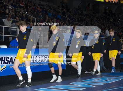 Thumbnail 1 in NYSPHSAA D1 Wrestling Championships (Podiums, Awards, Opening Ceremony) photogallery.