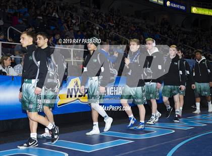 Thumbnail 1 in NYSPHSAA D1 Wrestling Championships (Podiums, Awards, Opening Ceremony) photogallery.