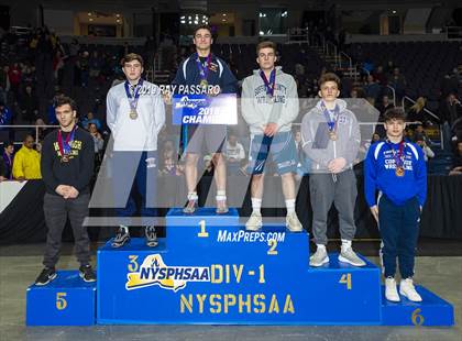 Thumbnail 1 in NYSPHSAA D1 Wrestling Championships (Podiums, Awards, Opening Ceremony) photogallery.