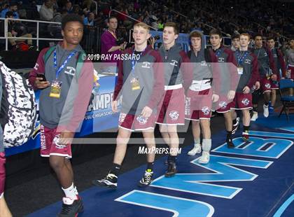 Thumbnail 1 in NYSPHSAA D1 Wrestling Championships (Podiums, Awards, Opening Ceremony) photogallery.