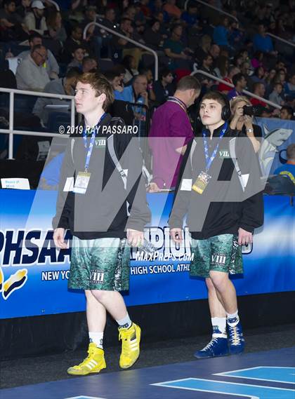 Thumbnail 1 in NYSPHSAA D1 Wrestling Championships (Podiums, Awards, Opening Ceremony) photogallery.