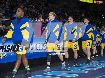 Thumbnail 1 in NYSPHSAA D1 Wrestling Championships (Podiums, Awards, Opening Ceremony) photogallery.