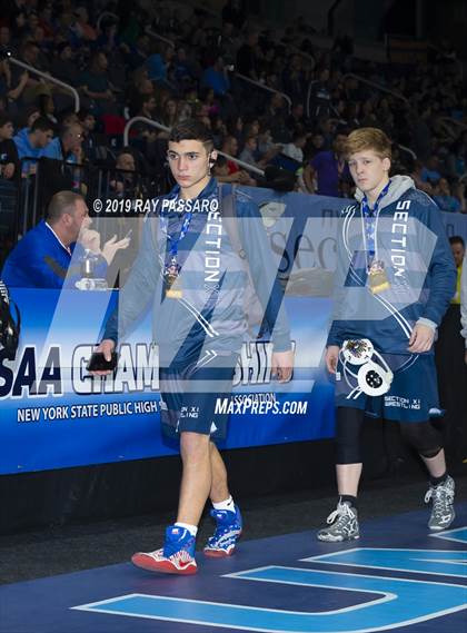 Thumbnail 3 in NYSPHSAA D1 Wrestling Championships (Podiums, Awards, Opening Ceremony) photogallery.