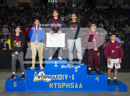 Thumbnail 1 in NYSPHSAA D1 Wrestling Championships (Podiums, Awards, Opening Ceremony) photogallery.