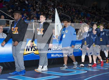Thumbnail 2 in NYSPHSAA D1 Wrestling Championships (Podiums, Awards, Opening Ceremony) photogallery.