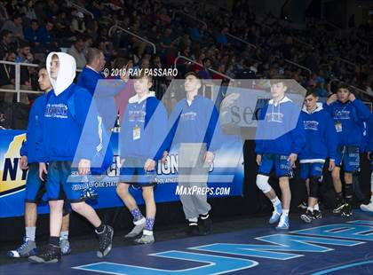 Thumbnail 1 in NYSPHSAA D1 Wrestling Championships (Podiums, Awards, Opening Ceremony) photogallery.