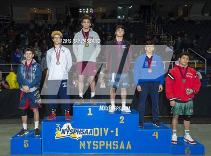 Thumbnail 1 in NYSPHSAA D1 Wrestling Championships (Podiums, Awards, Opening Ceremony) photogallery.