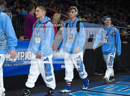 Thumbnail 1 in NYSPHSAA D1 Wrestling Championships (Podiums, Awards, Opening Ceremony) photogallery.