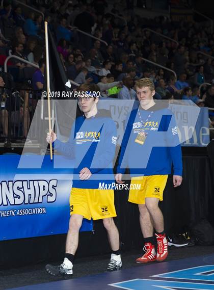 Thumbnail 2 in NYSPHSAA D1 Wrestling Championships (Podiums, Awards, Opening Ceremony) photogallery.