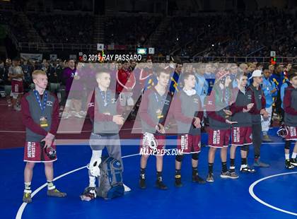 Thumbnail 1 in NYSPHSAA D1 Wrestling Championships (Podiums, Awards, Opening Ceremony) photogallery.