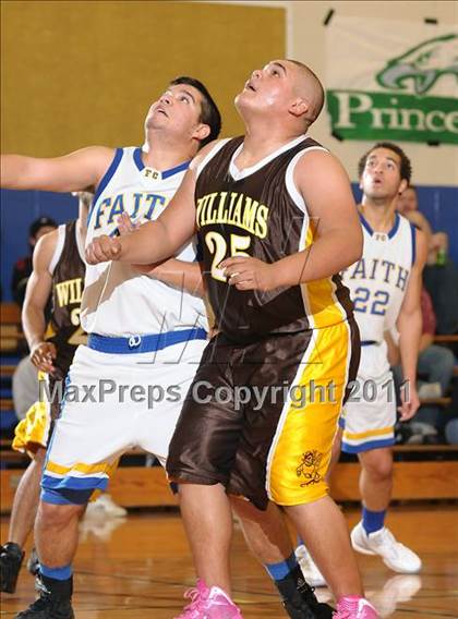 Thumbnail 1 in Williams vs. Faith Christian (Irene Wells Memorial Invitational) photogallery.
