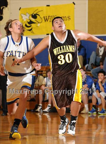 Thumbnail 1 in Williams vs. Faith Christian (Irene Wells Memorial Invitational) photogallery.