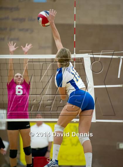 Thumbnail 2 in Saddleback Valley Christian @ Bakersfield Christian (CIF State D3 Round One Playoff) photogallery.