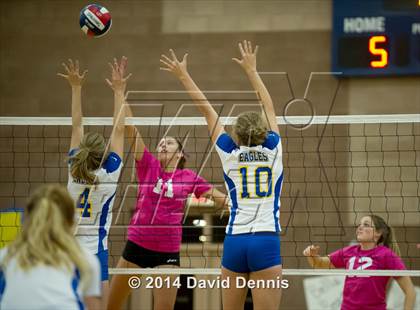 Thumbnail 3 in Saddleback Valley Christian @ Bakersfield Christian (CIF State D3 Round One Playoff) photogallery.