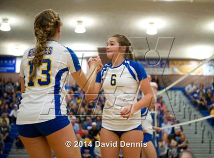Thumbnail 2 in Saddleback Valley Christian @ Bakersfield Christian (CIF State D3 Round One Playoff) photogallery.