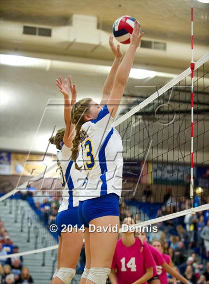 Thumbnail 3 in Saddleback Valley Christian @ Bakersfield Christian (CIF State D3 Round One Playoff) photogallery.