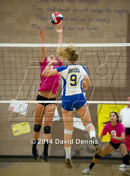 Thumbnail 3 in Saddleback Valley Christian @ Bakersfield Christian (CIF State D3 Round One Playoff) photogallery.