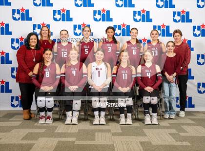 Thumbnail 3 in Iola vs. Crawford (UIL 2A Volleyball Division II Final Medal Ceremony) photogallery.