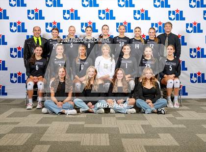 Thumbnail 1 in Iola vs. Crawford (UIL 2A Volleyball Division II Final Medal Ceremony) photogallery.
