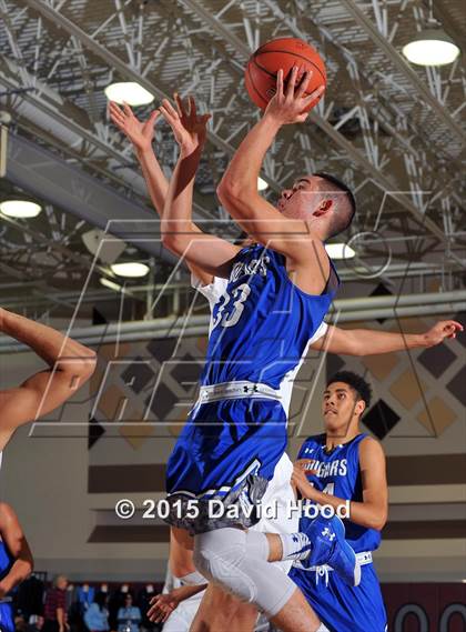 Thumbnail 2 in Bishop Gorman vs. Capital Christian (MaxPreps Holiday Classic) photogallery.