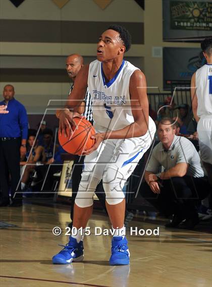 Thumbnail 3 in Bishop Gorman vs. Capital Christian (MaxPreps Holiday Classic) photogallery.