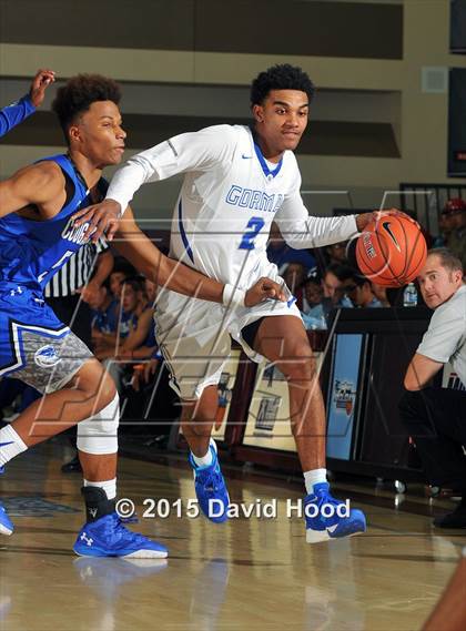Thumbnail 2 in Bishop Gorman vs. Capital Christian (MaxPreps Holiday Classic) photogallery.