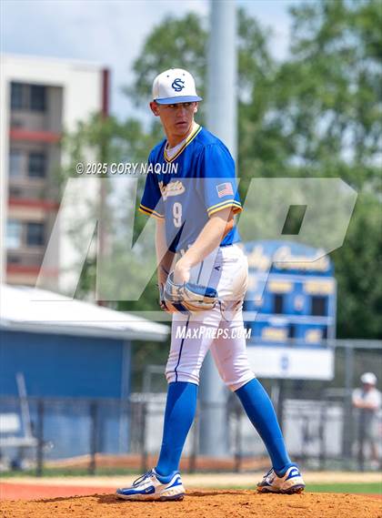 Thumbnail 3 in St. Charles Catholic vs. Leesville (LHSAA Oschner Regional Division-II Select) photogallery.