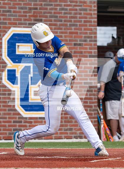 Thumbnail 3 in St. Charles Catholic vs. Leesville (LHSAA Oschner Regional Division-II Select) photogallery.