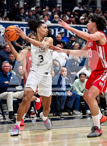 Thumbnail 2 in Mater Dei @ St. John Bosco (CIF State DIV 1 Southern Regional Championship) photogallery.
