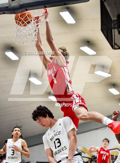 Thumbnail 3 in Mater Dei @ St. John Bosco (CIF State DIV 1 Southern Regional Championship) photogallery.