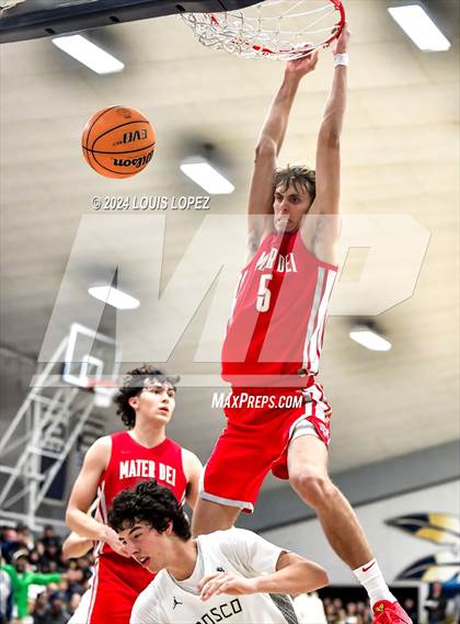 Thumbnail 3 in Mater Dei @ St. John Bosco (CIF State DIV 1 Southern Regional Championship) photogallery.
