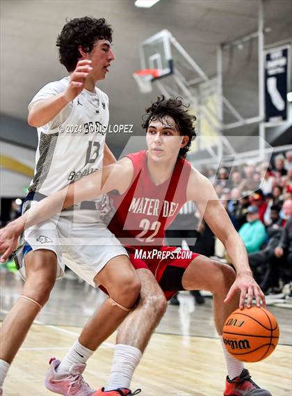 Thumbnail 2 in Mater Dei @ St. John Bosco (CIF State DIV 1 Southern Regional Championship) photogallery.